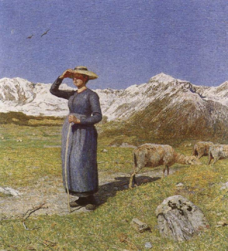 Midday in the Alps, Giovanni Segantini